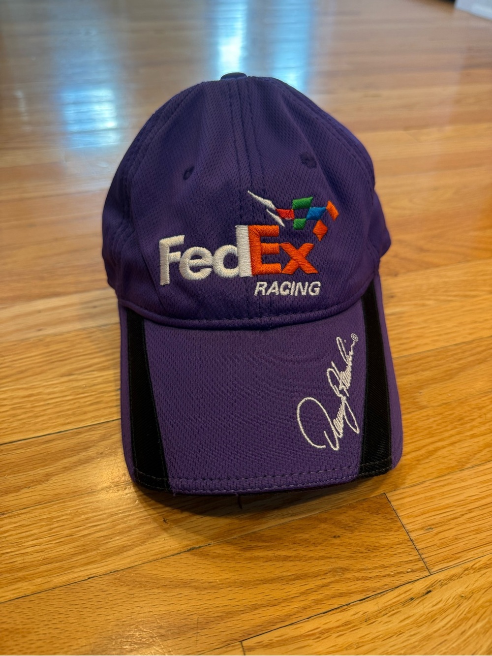FedEx Racing Purple Racing Cap with FedEx Logo - Picture 2 of 4